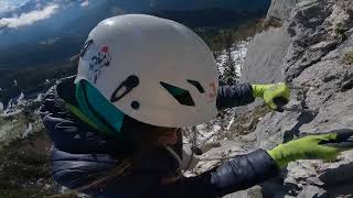 20221106 Gitschenwand Klettersteig im Schnee