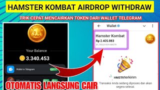 AKHIRNYA JP💵 LANGKAH CEPAT MENCAIRKAN TOKEN HMSTR HAMSTER KOMBAT DARI WALLET TELEGRAM