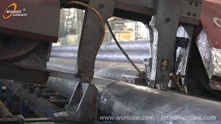 Step 2: Steel tube cutting-How to manufacture heavy duty semi trailer axle?