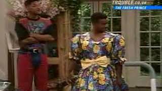 Carlton models a dress