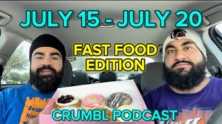 CRUMBL PODCAST - CANNOLI, COOKIES & CREAM, RASPBERRY LEMONADE, VANILLA CRUMB, BLUEBERRY CHEESECAKE !