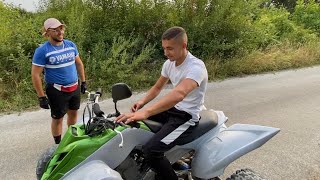 @RAZMO_YTB ME RAMÈNE SON QUAD (700RAPTOR) !