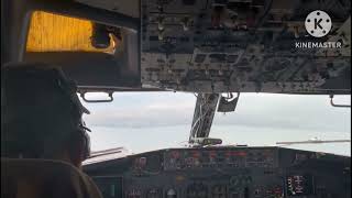 Atterrissage a Goma avec Commandant ÉRIC SAUVEUR sur le B737-300F