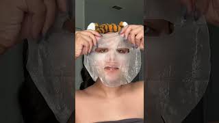 Korean beauty skincare - step by step routine on how to multi mask #shorts