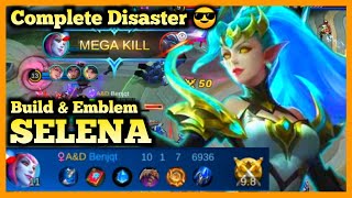 SELENA BEST BUILD 2020, TOP GLOBAL SELENA , MOBILE LEGENDS, SAVAGE GAMEPLAY, season 18, MLBB