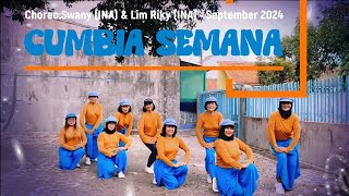 Cumbia Semana - Beginner - Choreo:Swany (INA) & Lim Riky (INA) - September 2024