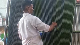 Metal gate painting