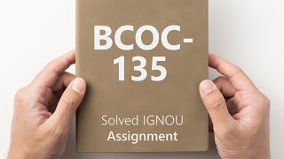 BCOC 135 solved assignment 2024-25 COMPANY LAW  || bcoc 135 assignment 2025 #ignousolvedassignment