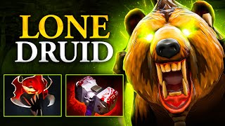 НЕ ОСТАВИЛ ШАНСОВ ПРОТИВНИКАМ НА МИД ДРУИДЕ | Lone Druid 7.33c