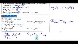 ملخص شرح و قوانين منهج ال Algebra كاملا  "Secondary 3"