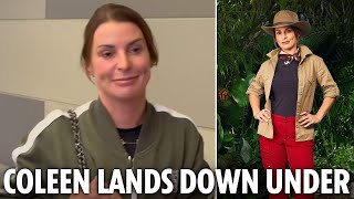 Coleen Rooney reveals Wayne's last words to her as she lands in Australia for I’m A Celeb