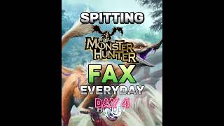 Spitting Monster Hunter FAX Everyday | #shorts #sunbreak #mhw #mhwilds