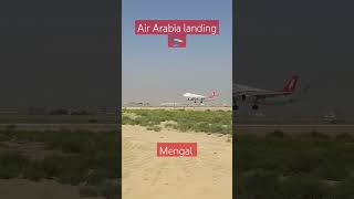 Air Arabia landing at Quetta airport ✈️🛬#airarabia