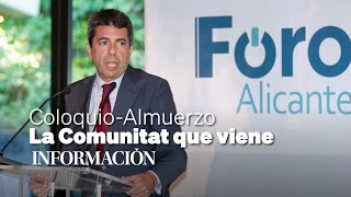 Carlos Mazón. 'La Comunitat que viene' del diario Información.