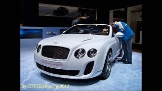 BENTLEY CONTINENTAL GT Supersports Convertible ISR Genève Motor show on board details