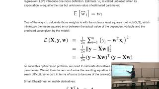 Лекция #4 курса "Введение в Machine Learning" по линейным моделям