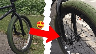 Ganti Wheelset depan atau kerangka roda depan