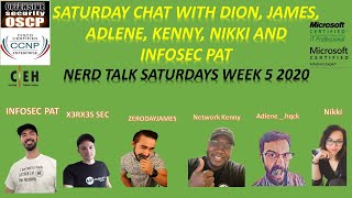 The Many Hats of a SysAdmin - Nerd Talk Saturdays Week 5 with Nikki, Kenny, Dion, Pat, Adlene, James