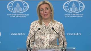 Мария Захарова. О выборах Президента РФ за рубежом 20.03.2024