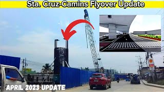 STA. CRUZ FLYOVER UPDATE (April 2023) | First flyover pier erected at Camins side