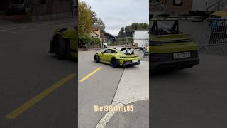 Porsche GT3 RS Leave the German Car Meet #shorts #automobile #rich #youtubeshorts #cartok #richlife