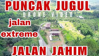 jalan alternatif Cikijing Tasikmalaya puncak jugul jahim pass. video drone...