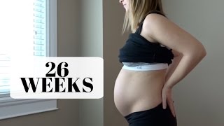 26 WEEK BUMP DATE | WEIGHT GAIN, NURSERY, NAME HINT, & MORE!