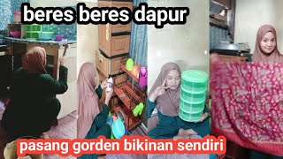 beres beres rumah sendiri