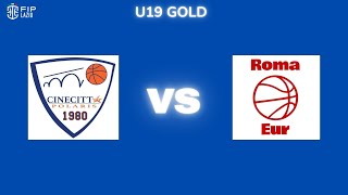 🔴 U19 - CINECITTÀ vs ROMA EUR  57 - 55  (15/10/2024 - I Campionato)