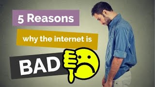 Five Reasons Why the Internet is Bad + Free Printable Worksheet Lesson (for ESL Teachers & Learners)