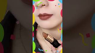 Brown shade lipstick tutorial! #diwali #muttelipstick