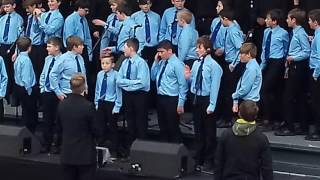 National boys choir Kelvingrove getting ready pt2