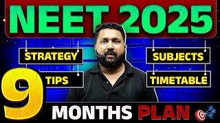 NEET 2025 ke Liye 9 Months Ka Ultimate Plan! #neet2025