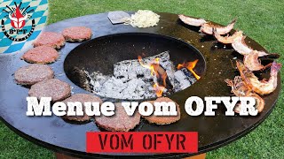 4 Gänge von der Feuerplatte | OFYR | SURF'N TURF vom WAGYU und HUMMER und mehr!