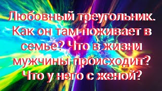 Любовный треугольник. Как он там поживает в семье? Что в его жизни происходит? Что у него с женой?