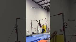 Do the women have better Jagers than men?🤔 #gymnastics #bars #perfect