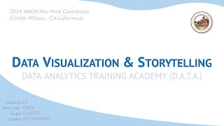 Data Visualization and Storytelling