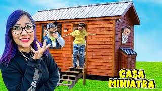 PASAMOS 24 HRS EN UNA CASA MINIATURA | Family Juega