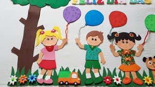 Decoração Para Escola/Educação Infantil/Dia das Crianças