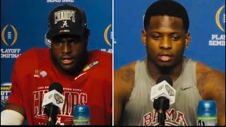 Alabama Crimson Tide Brian Robinson Jr. and Will Anderson Jr. postgame press conference Cotton Bowl