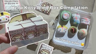 HELLO KITTY FOOD BLIND BOX COMPILATION 🤯 paper diy | asmr no talking | satisfying