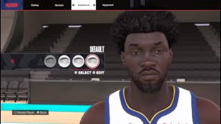 Ben Wallace face creation on NBA2K24 Next Gen