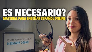 ✅MATERIAL PARA ENSEÑAR ESPAÑOL ONLINE A EXTRANJEROS | Aprende a enseñar español a extranjeros