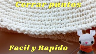 Como cerrar un tejido forma 2 en Crochet muy fácil y bonito paso a paso !!