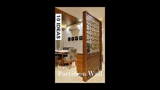 10 INSPIRING PARTITION WALL IDEAS