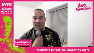 Alex Simmons raising funds for CHildren's Cancer Charity CANDLELIGHTERS