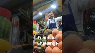 HOW MUCH CAN I GET FOR FREE | FREE JUICE CHALLENGE IN MARRAKECH TRAVELS