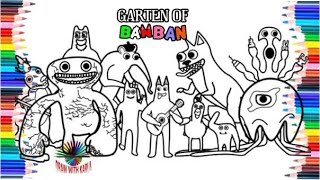 Garten OF Banban Coloring Pages New / How to Color New Bosses and Monsters from Gartren Of Banban 8