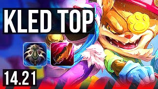 KLED vs K'SANTE (TOP) | 700+ games | KR Master | 14.21