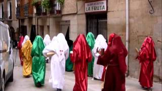 Procesión de las carracas en Los Arcos.